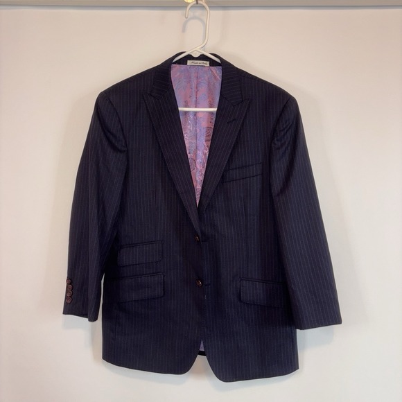 Other - Sartoria Tosi Handmade Italy Mens Blazer 38S Wool Silk Super 150s